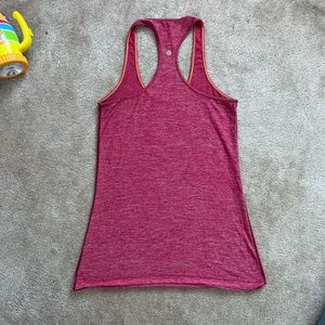 Lululemon Cool Racerback Heathered Red size 8
